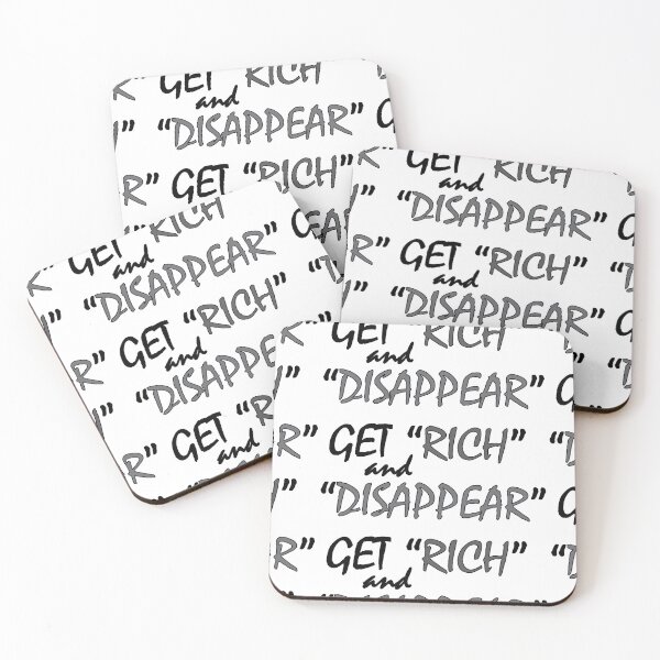 Item preview, Get rich and disappear designed and sold by Positive Mindzet!.