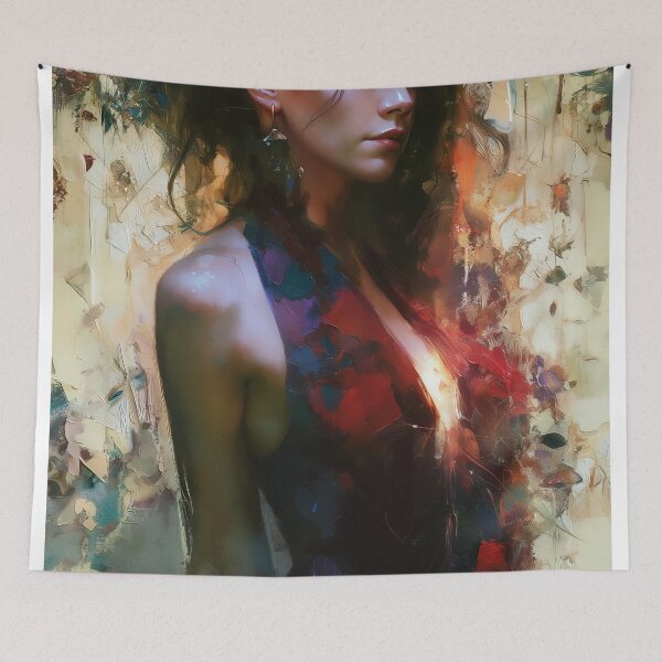 Item preview, Veil of Painted Resolve designed and sold by oanaunciuleanu.