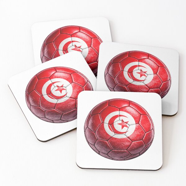 Item preview, Tunisia Football Flag Design designed and sold by redsharkuk.