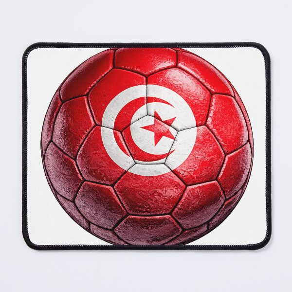 Item preview, Tunisia Football Flag Design designed and sold by redsharkuk.