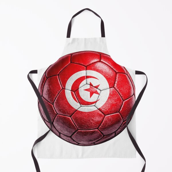 Item preview, Tunisia Football Flag Design designed and sold by redsharkuk.