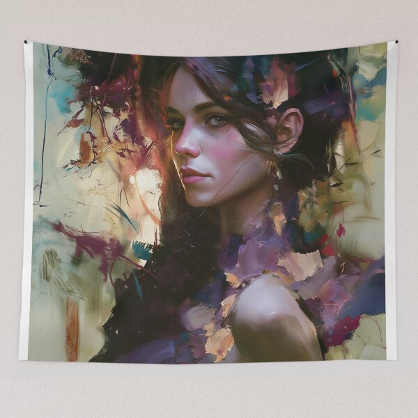 Item preview, Veil of Painted Resolve designed and sold by oanaunciuleanu.