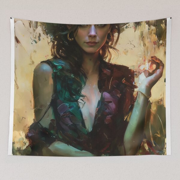 Item preview, Veil of Painted Resolve designed and sold by oanaunciuleanu.