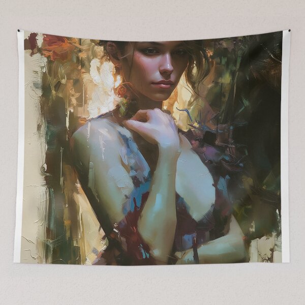 Item preview, Veil of Painted Resolve designed and sold by oanaunciuleanu.