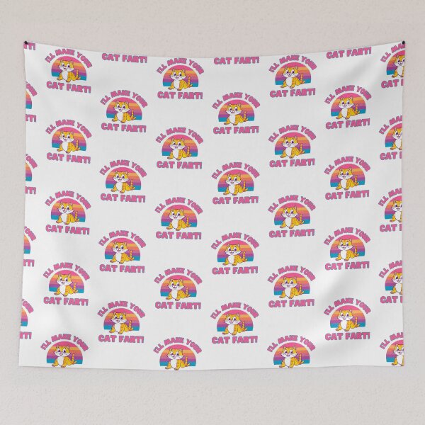 Item preview, I'll make your cat fart! designed and sold by NicMacTees.
