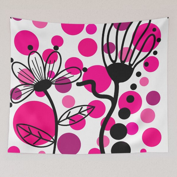 Item preview, Pink And Black Boho Design designed and sold by Sartoris Art.