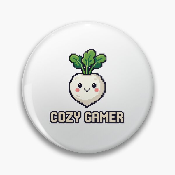Item preview, Cozy Gamer - Cute Kawaii Turnip Pixel Art designed and sold by artistastshirt.