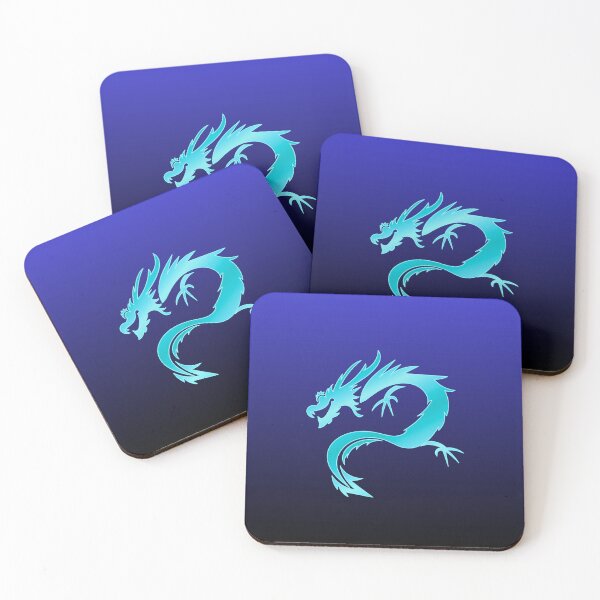 Item preview, Minimalist Blue Chinese Dragon Aesthetic designed and sold by Designs by IMA.