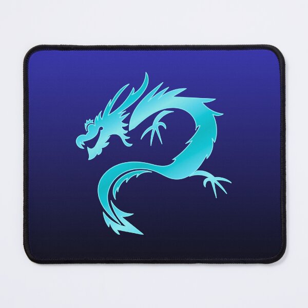 Item preview, Minimalist Blue Chinese Dragon Aesthetic designed and sold by Designs by IMA.