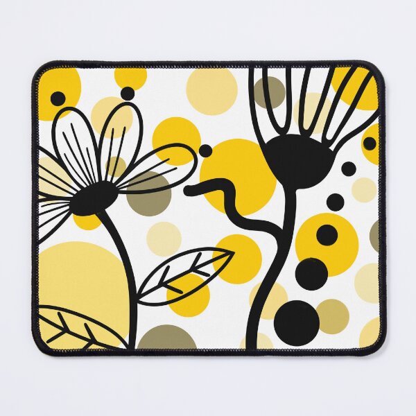 Item preview, Yellow And Black Boho Design designed and sold by Sartoris Art.