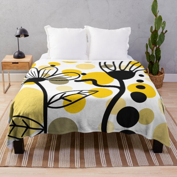 Item preview, Yellow And Black Boho Design designed and sold by Sartoris Art.