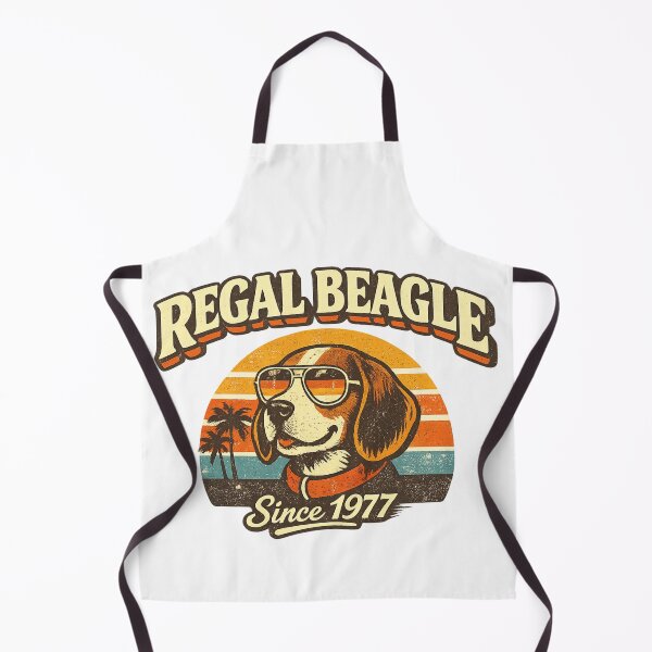 Item preview, Regal Beagle Retro Vintage Dog T-Shirt – 70s Sunset Graphic Tee designed and sold by ArtistryPulse90.