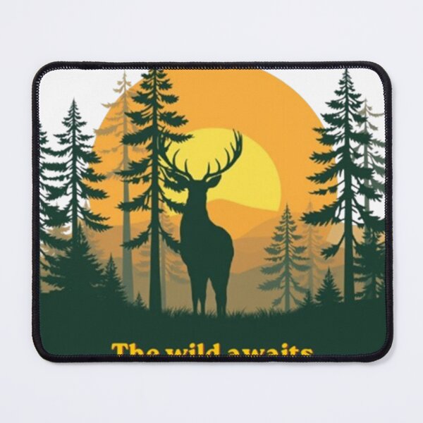 Item preview, The wild awaits designed and sold by OutdoorFanatic.
