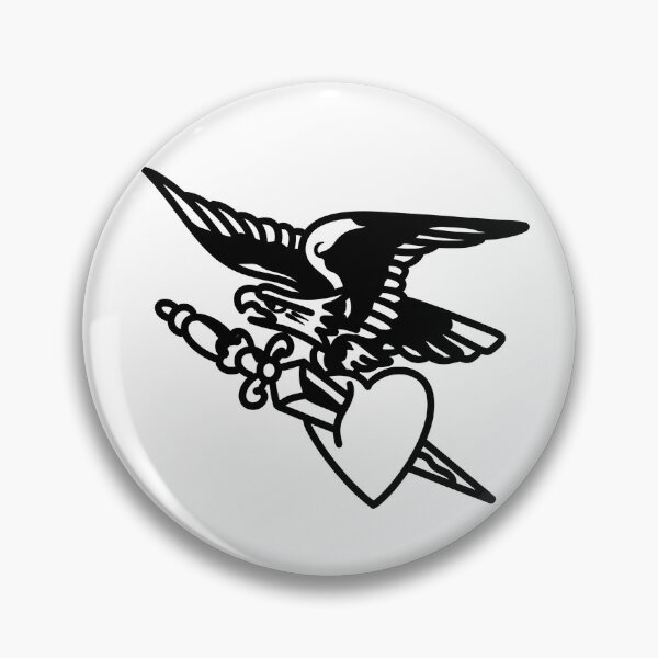 Item preview, Patriotic American Eagle Tattoo Design T-Shirt designed and sold by BlueLineLAX.