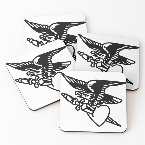 Item preview, Patriotic American Eagle Tattoo Design T-Shirt designed and sold by BlueLineLAX.