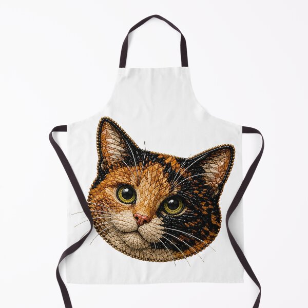 Item preview, Emmi – Beaded Geometric Cat Portrait designed and sold by filou designs.