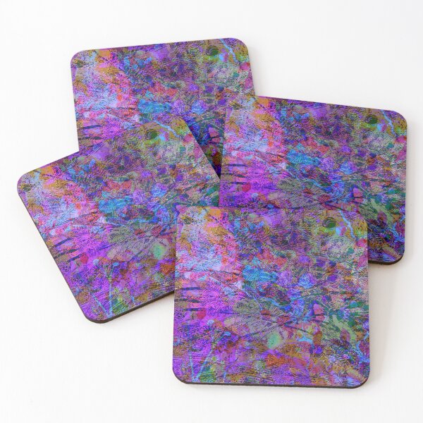 Item preview, Neon Floral Abstract Art – Psychedelic Botanical Pattern | Colorful Aesthetic Design designed and sold by BatNature.