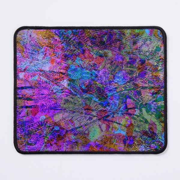 Item preview, Neon Floral Abstract Art – Psychedelic Botanical Pattern | Colorful Aesthetic Design designed and sold by BatNature.