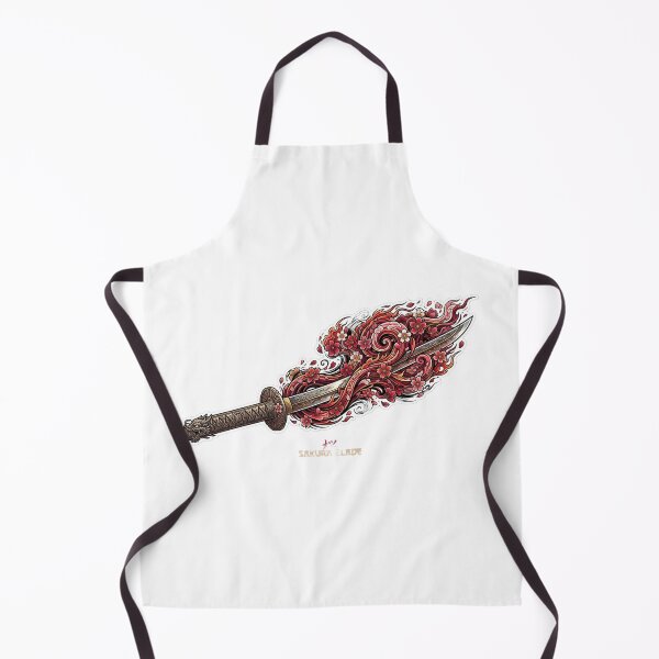 Item preview, Japanese Katana Sword Tentacle Floral Art designed and sold by JeevanStickers.