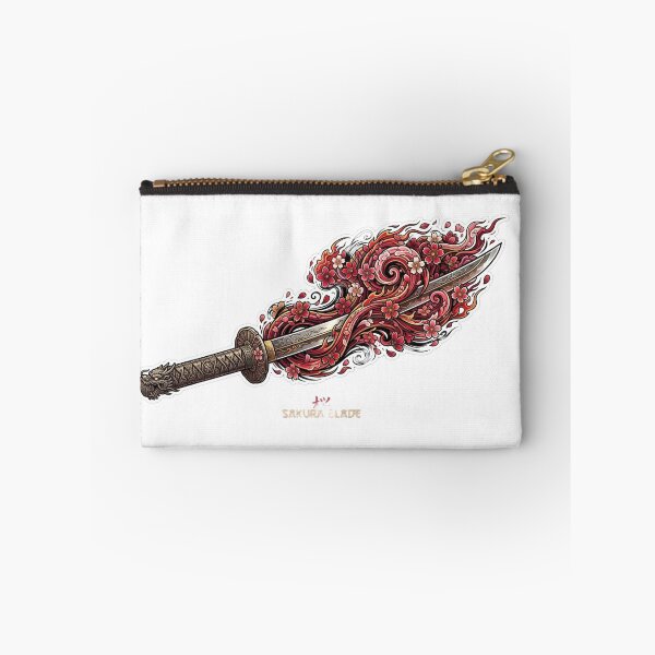 Item preview, Japanese Katana Sword Tentacle Floral Art designed and sold by JeevanStickers.