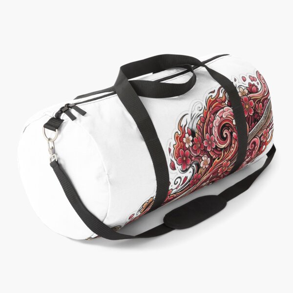 Item preview, Japanese Katana Sword Tentacle Floral Art designed and sold by JeevanStickers.