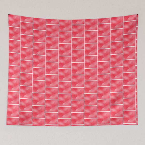 Item preview, Coral Red Watercolor Square designed and sold by Blink Art Studio.
