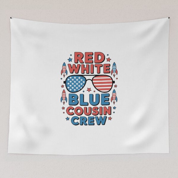 Item preview, Red White Blue Cousin Crew designed and sold by jkrphoto.