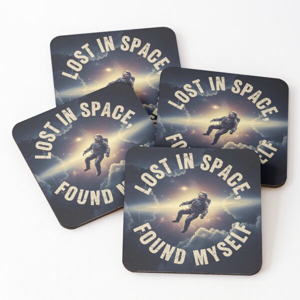Item preview, Lost in Space Found Myself – Astronaut Vintage Style Design designed and sold by Altair_.