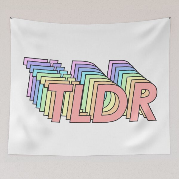 Item preview, TLDR designed and sold by oddwonders.