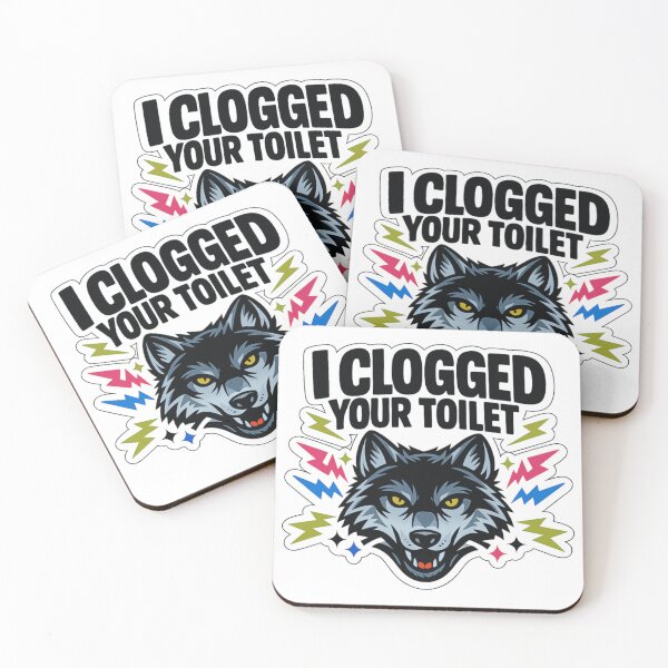 Item preview, I Clogged Your Toilet Funny Brainrot Classic Sticker  designed and sold by MerchlyMike.