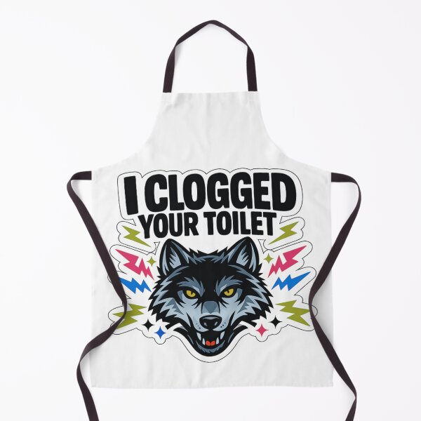 Item preview, I Clogged Your Toilet Funny Brainrot Classic Sticker  designed and sold by MerchlyMike.