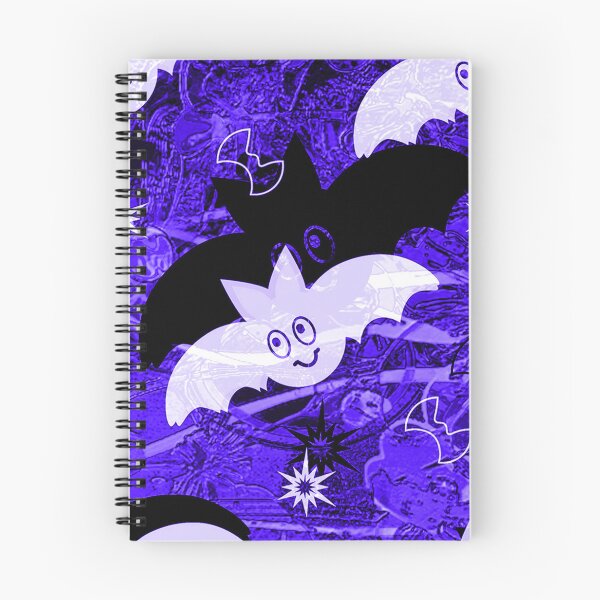 Item preview,  Kawaii Gothic Bats — Spooky Cute Purple Halloween Pattern designed and sold by BatNature.
