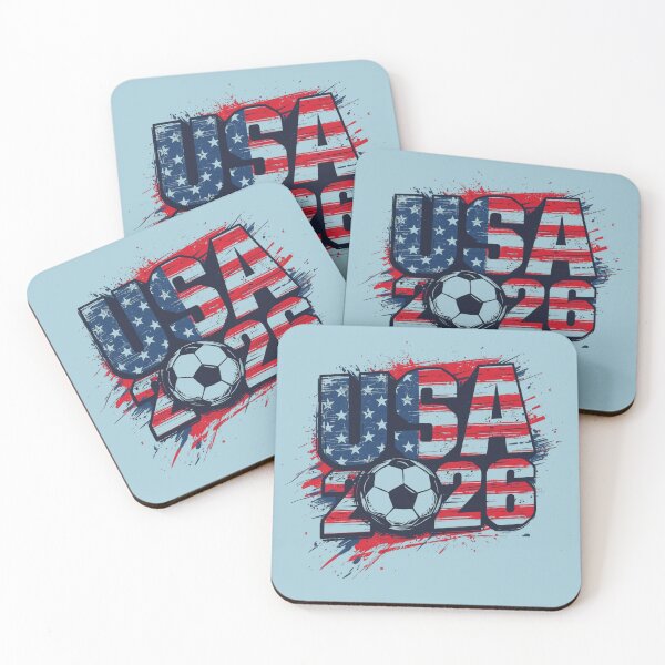 Item preview, USA 2026 Soccer Football Vintage Retro Flag designed and sold by PACS0011.