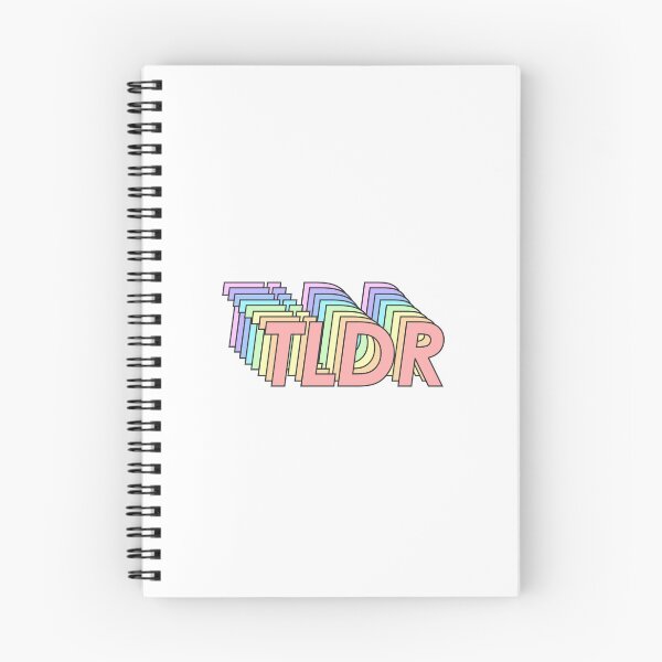 Item preview, TLDR designed and sold by oddwonders.