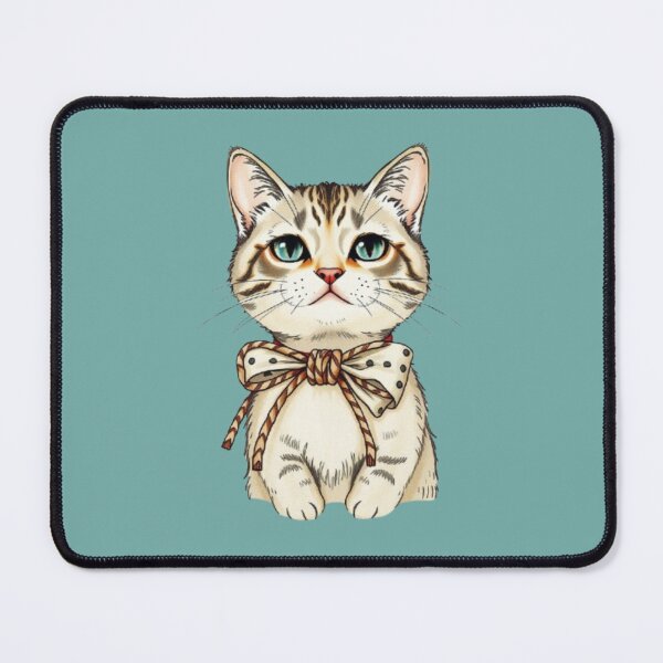 Item preview, Cute vintage Chanton stickers, cute cat wearing a butterfly designed and sold by Tama-sirth.