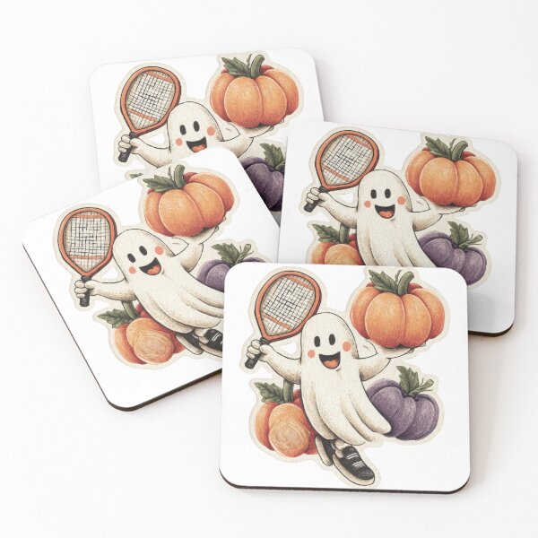 Item preview, Cute Ghost Pickleball Halloween Sticker designed and sold by VikArt7.