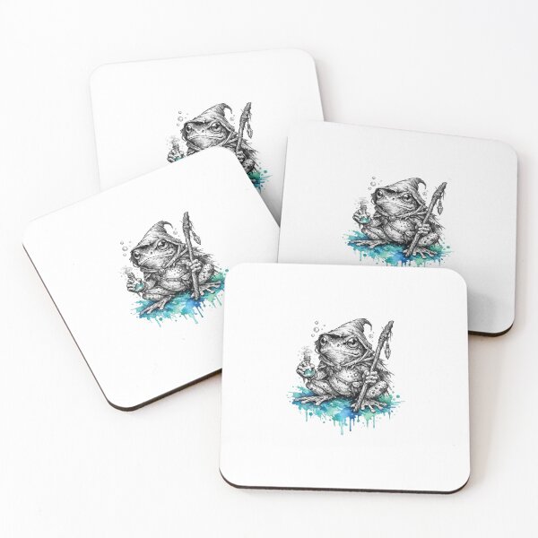 Item preview, Mystic Frog Watercolor Gothic Design designed and sold by MolinezjArt.