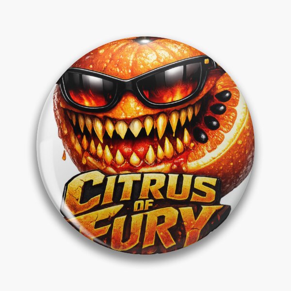 Item preview, Citrus of Fury - Evil Orange Design designed and sold by JREEHBRAND.