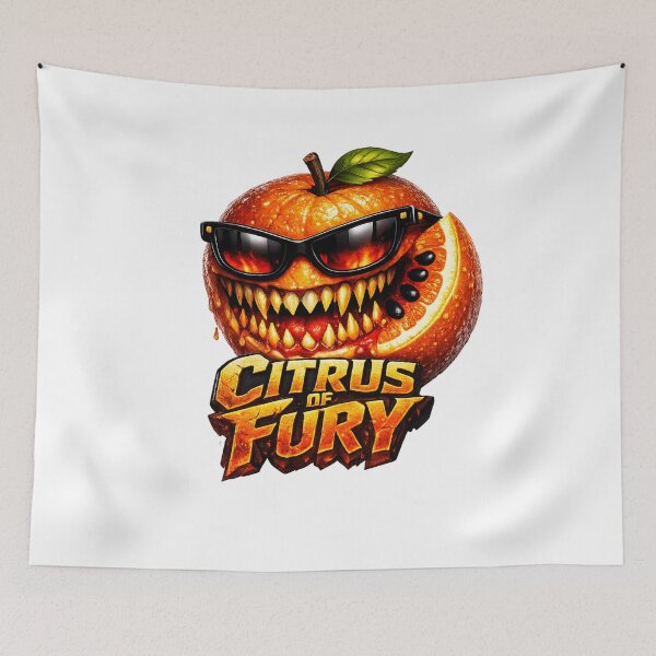 Item preview, Citrus of Fury - Evil Orange Design designed and sold by JREEHBRAND.