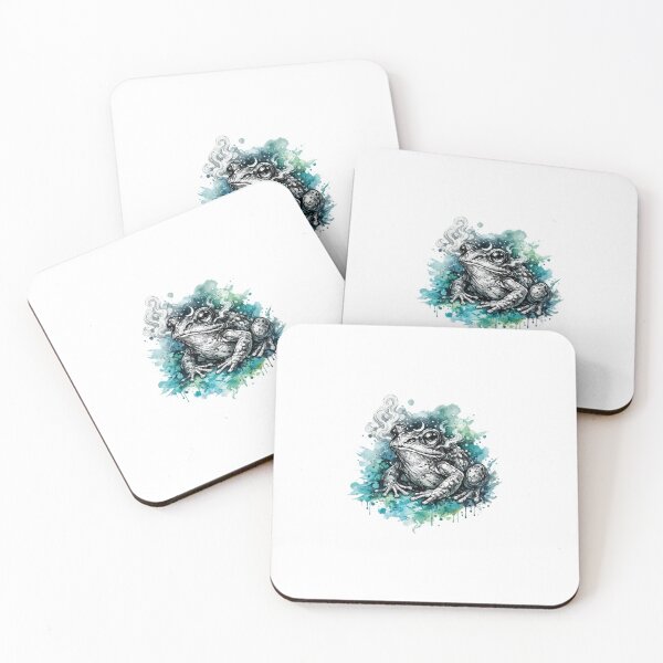 Item preview, Mystic Frog Watercolor Gothic Design designed and sold by MolinezjArt.