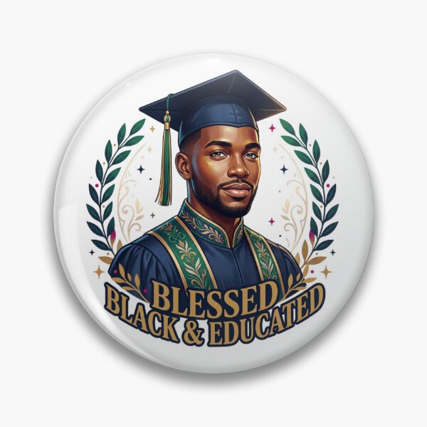 Item preview, Blessed Black & Educated male designed and sold by BlessedBlackBeautiful.