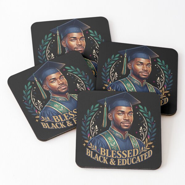 Item preview, Blessed Black & Educated male designed and sold by BlessedBlackBeautiful.