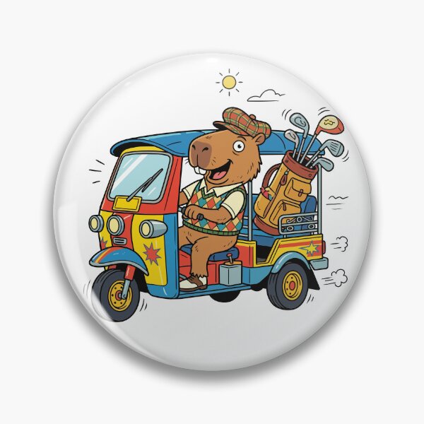 Item preview, Capybara Golfer designed and sold by Kenneth Shinabery.