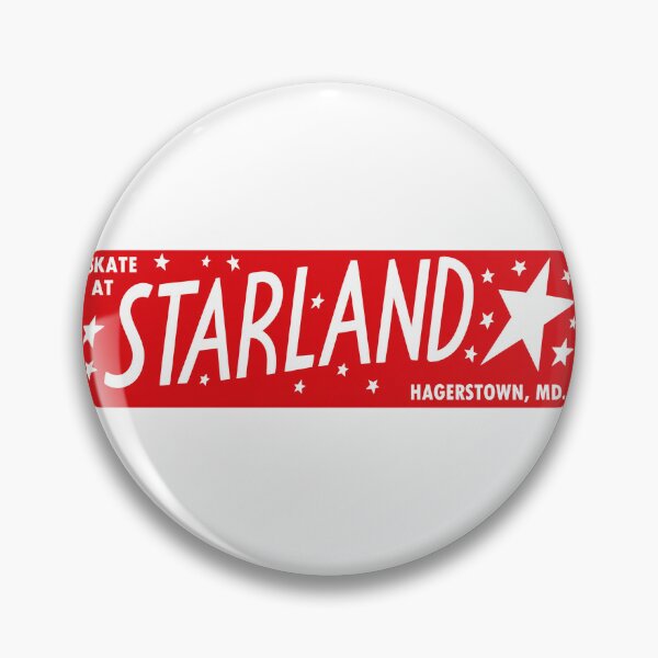 Item preview, Starland Hagerstown Maryland Roller Skating Rink Sticker Decal Label Design 2  designed and sold by tislord.
