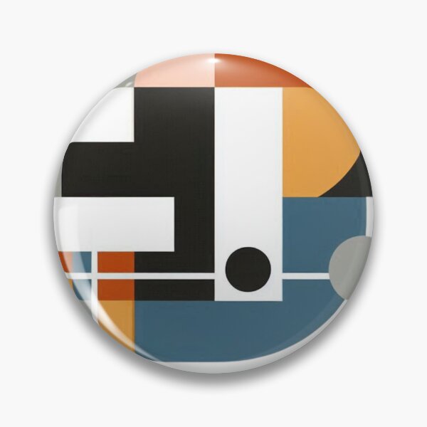 Item preview, Bauhaus Nr. 13, Colorful Minimalist Art  designed and sold by Noydee Red Salavan.