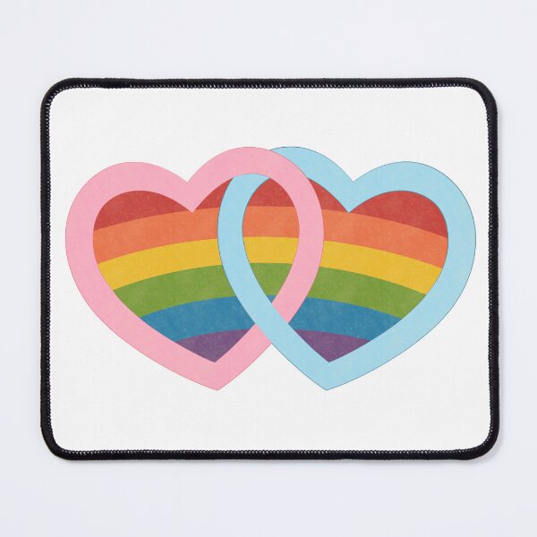 Item preview, Copy of Interlocking Rainbow Hearts Pride Art designed and sold by Anne97s.