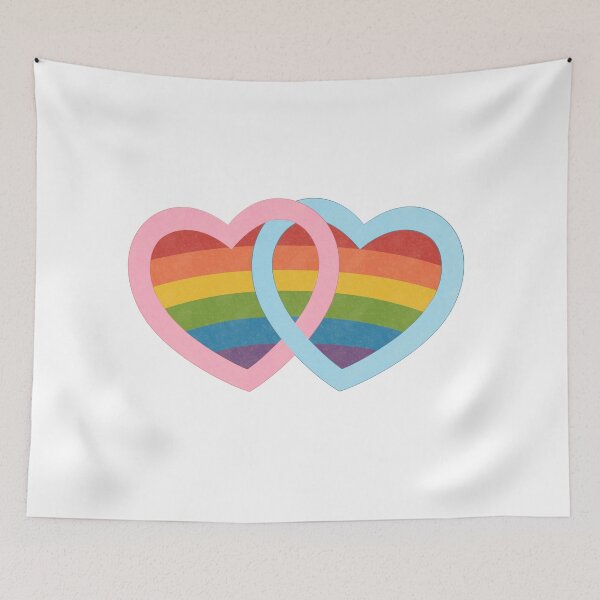 Item preview, Copy of Interlocking Rainbow Hearts Pride Art designed and sold by Anne97s.