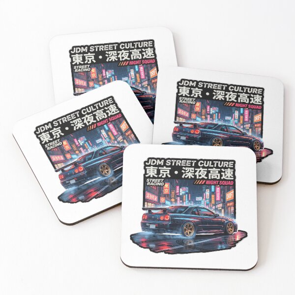 Item preview, JDM Street Racing Nissan Skyline Tokyo Night designed and sold by Pixel-Perfecto.