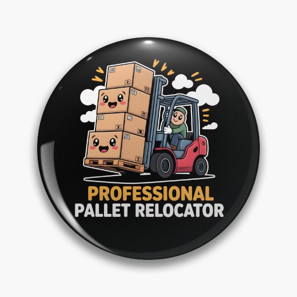 Item preview, Professional Pallet Relocator Cute Kawaii Forklift designed and sold by Fitswear.