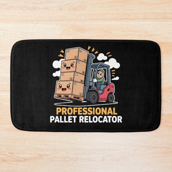 Item preview, Professional Pallet Relocator Cute Kawaii Forklift designed and sold by Fitswear.